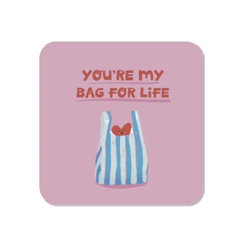 Funny bag for life Valentine gift - Magnet by Giddy Kipper
