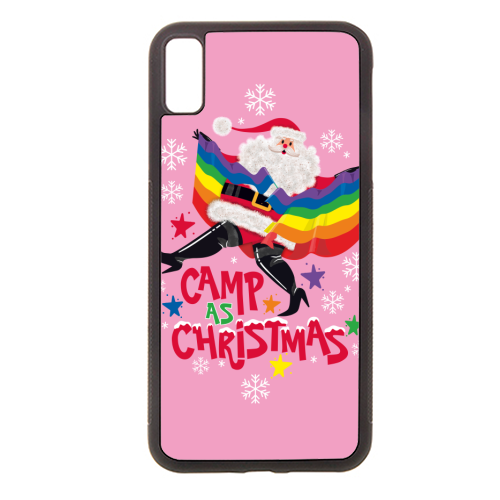 Camp As Christmas - Santa - stylish phone case by Claire Atwood