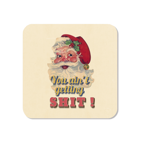 Funny Christmas Retro Santa - Magnet by Ania Wieclaw