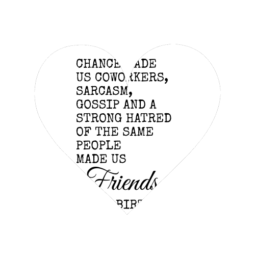 Funny Coworker Birthday Card – Sarcasm, Gossip & Friendship - Magnet by Najib Sefroui