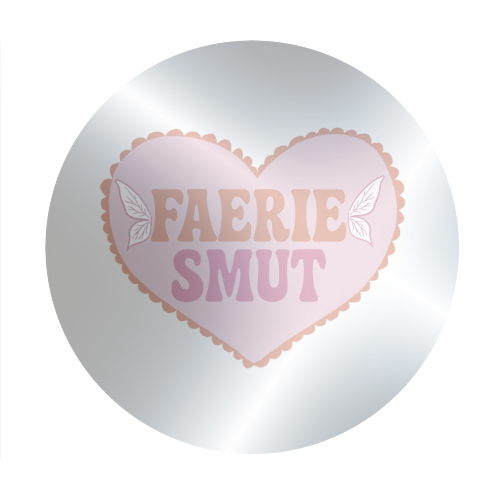 Funny Faerie Smut gift - Circle Sticker by Giddy Kipper