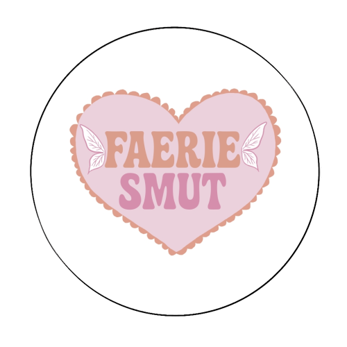 Funny Faerie Smut gift - Circle Sticker by Giddy Kipper