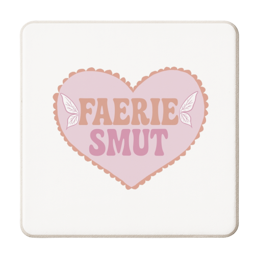 Funny Faerie Smut gift - personalised beer coaster by Giddy Kipper