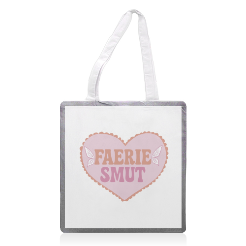 Funny Faerie Smut gift - printed canvas tote bag by Giddy Kipper