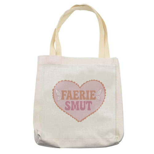 Funny Faerie Smut gift - printed canvas tote bag by Giddy Kipper