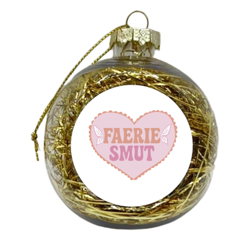 Funny Faerie Smut gift - xmas bauble by Giddy Kipper
