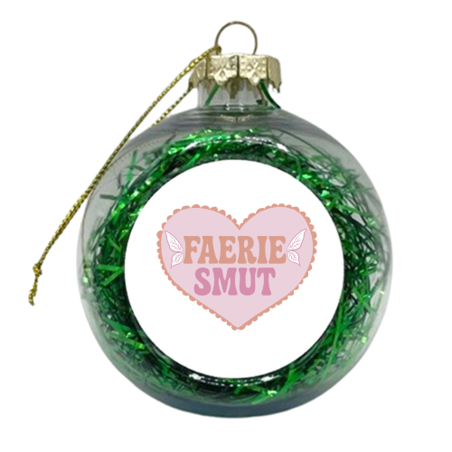 Funny Faerie Smut gift - xmas bauble by Giddy Kipper