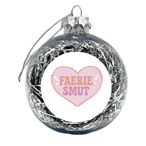 Funny Faerie Smut gift - xmas bauble by Giddy Kipper