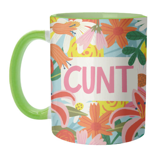 Funny Humour Cunt Design - unique mug by AbiGoLucky