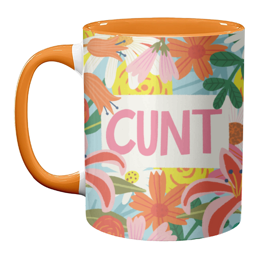 Funny Humour Cunt Design - unique mug by AbiGoLucky