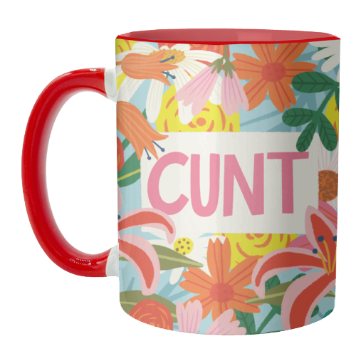 Funny Humour Cunt Design - unique mug by AbiGoLucky