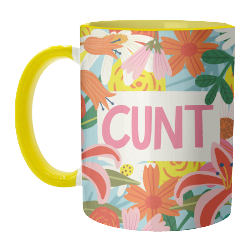 Funny Humour Cunt Design - unique mug by AbiGoLucky