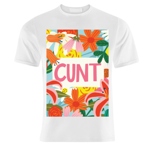 Funny Humour Cunt Design - unique t shirt by AbiGoLucky