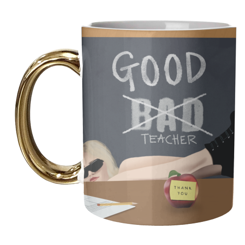 Funny Teacher Giftware - unique mug by AbiGoLucky