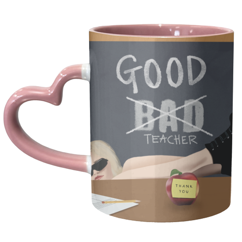 Funny Teacher Giftware - unique mug by AbiGoLucky