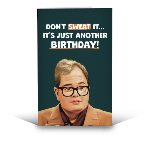 Funny Traitors Sweaty Alan - funny greeting card by Giddy Kipper
