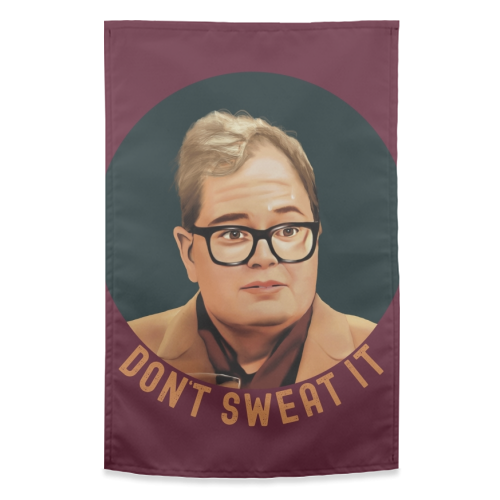 Funny Traitors Sweaty Alan - funny tea towel by Giddy Kipper