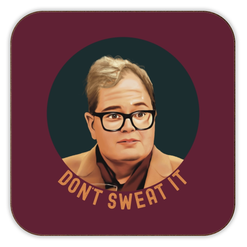 Funny Traitors Sweaty Alan - personalised beer coaster by Giddy Kipper