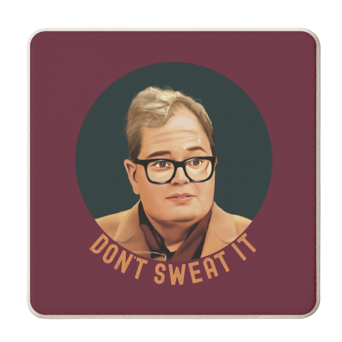 Funny Traitors Sweaty Alan - personalised beer coaster by Giddy Kipper