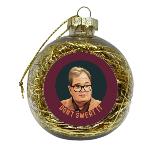 Funny Traitors Sweaty Alan - xmas bauble by Giddy Kipper