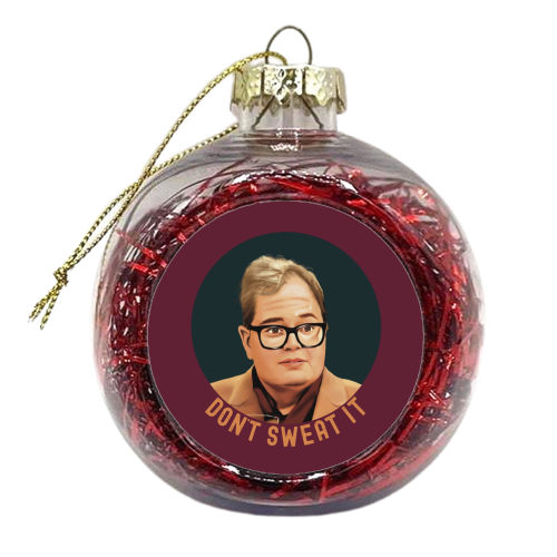 Funny Traitors Sweaty Alan - xmas bauble by Giddy Kipper