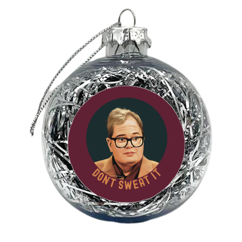 Funny Traitors Sweaty Alan - xmas bauble by Giddy Kipper