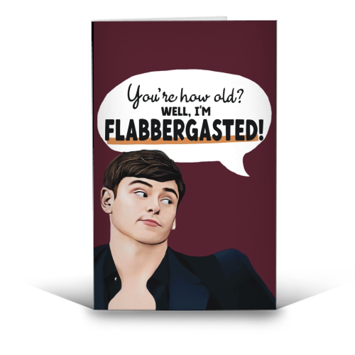 Funny Traitors Tom Flabbergasted - funny greeting card by Giddy Kipper