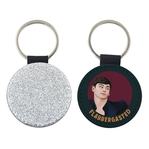 Funny Traitors Tom Flabbergasted - keyring by Giddy Kipper