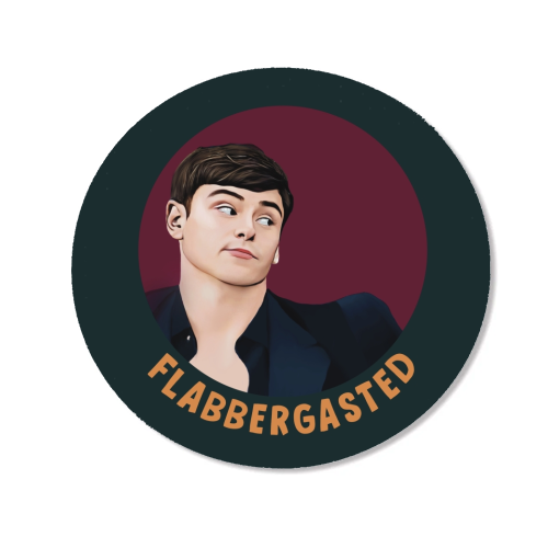 Funny Traitors Tom Flabbergasted - Magnet by Giddy Kipper