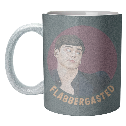 Funny Traitors Tom Flabbergasted - unique mug by Giddy Kipper