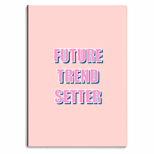 Future Trend Setter - personalised A4, A5, A6 notebook by Adam Regester