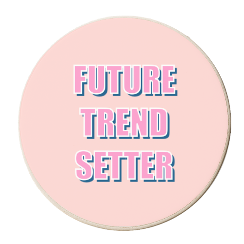 Future Trend Setter - personalised beer coaster by Adam Regester