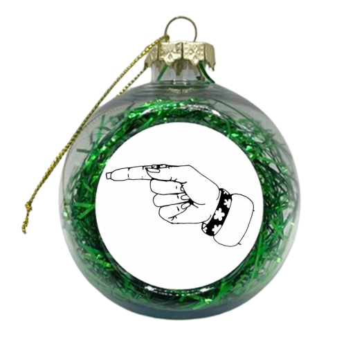 G - xmas bauble by mindy nettles