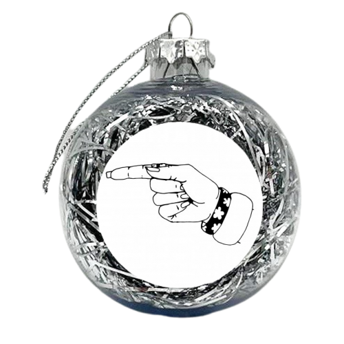 G - xmas bauble by mindy nettles