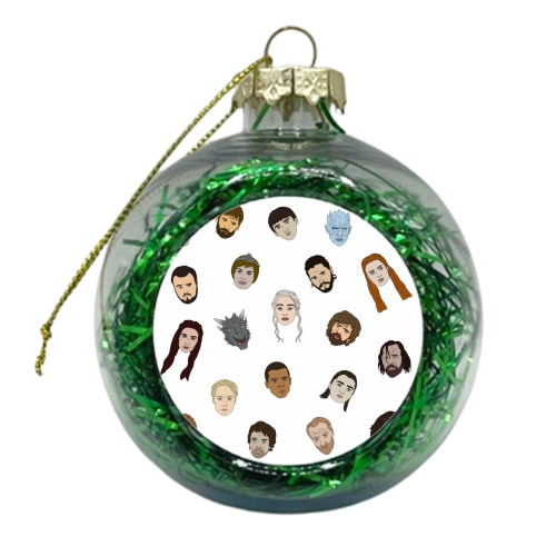G.O.T Final Chapter (game of thrones) - xmas bauble by Kitty & Rex Designs