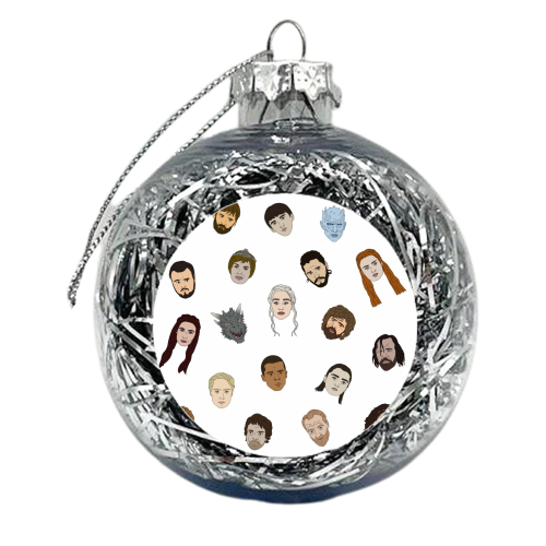 G.O.T Final Chapter (game of thrones) - xmas bauble by Kitty & Rex Designs