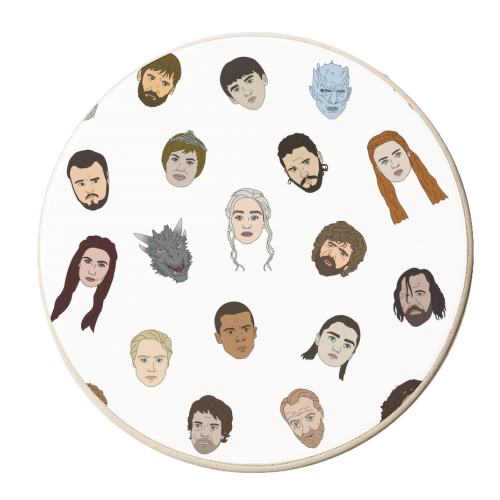 G.O.T Final Chapter (game of thrones) - personalised beer coaster by Kitty & Rex Designs