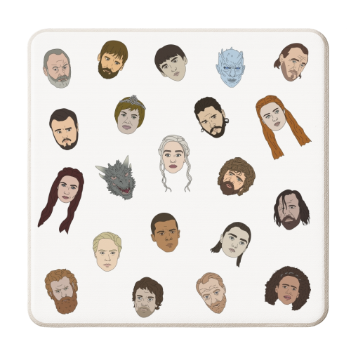G.O.T Final Chapter (game of thrones) - personalised beer coaster by Kitty & Rex Designs