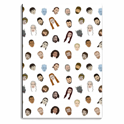 G.O.T Final Chapter (game of thrones) - personalised A4, A5, A6 notebook by Kitty & Rex Designs
