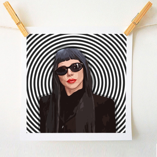 GAGA - A1 - A4 art print by DOLLY WOLFE
