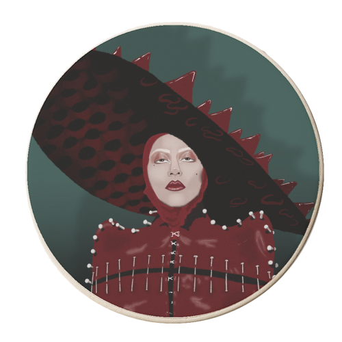 Gaga Abracadabra - personalised beer coaster by The Queer Store