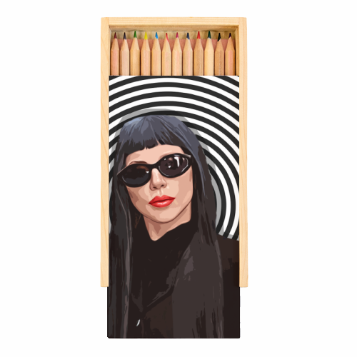 GAGA - Coloured Pencils with Box by DOLLY WOLFE
