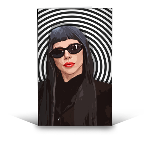 GAGA - funny greeting card by DOLLY WOLFE