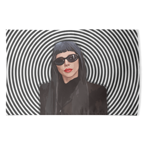 GAGA - funny tea towel by DOLLY WOLFE