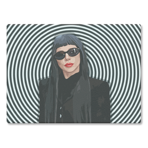 GAGA - glass chopping board by DOLLY WOLFE
