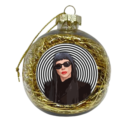 GAGA - xmas bauble by DOLLY WOLFE