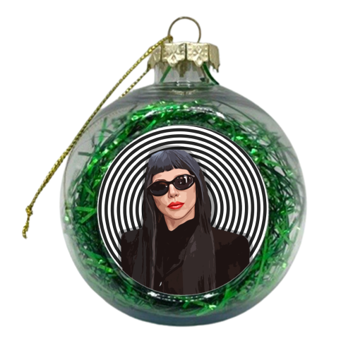 GAGA - xmas bauble by DOLLY WOLFE