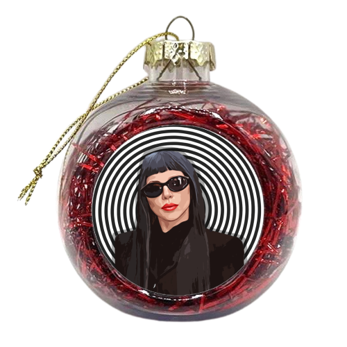 GAGA - xmas bauble by DOLLY WOLFE