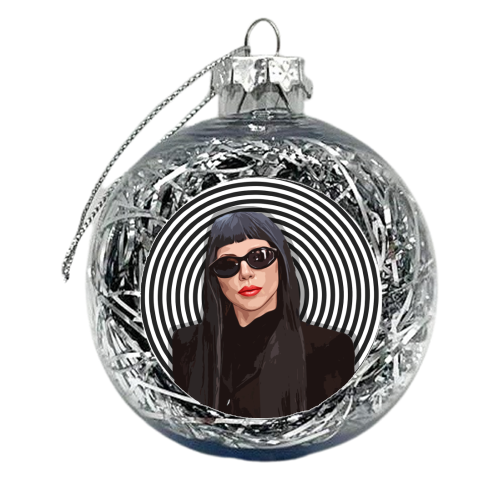 GAGA - xmas bauble by DOLLY WOLFE