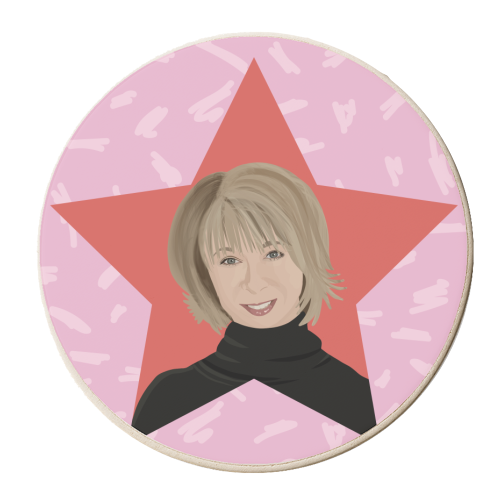 GAIL PLATT - personalised beer coaster by AbiGoLucky